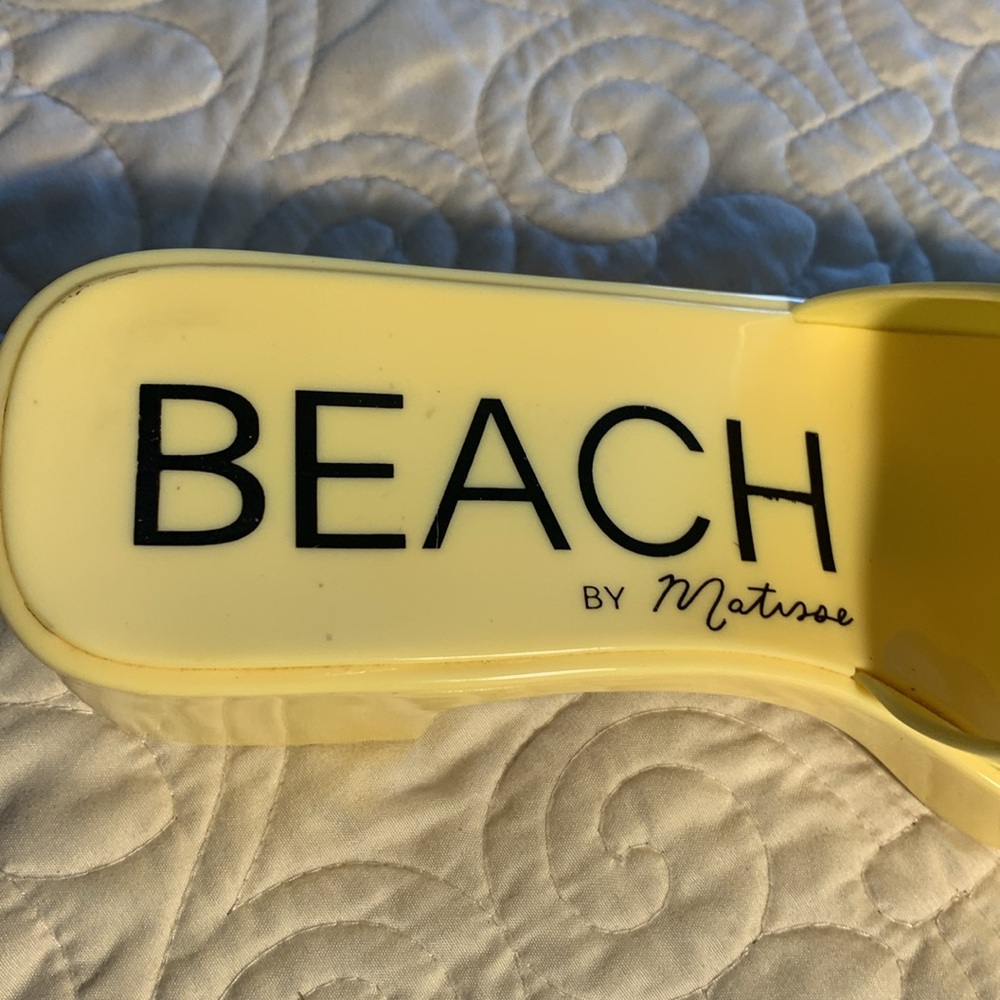 Beach by Matisse Platform Jelly slide sandals size 9 - Picture 5 of 10